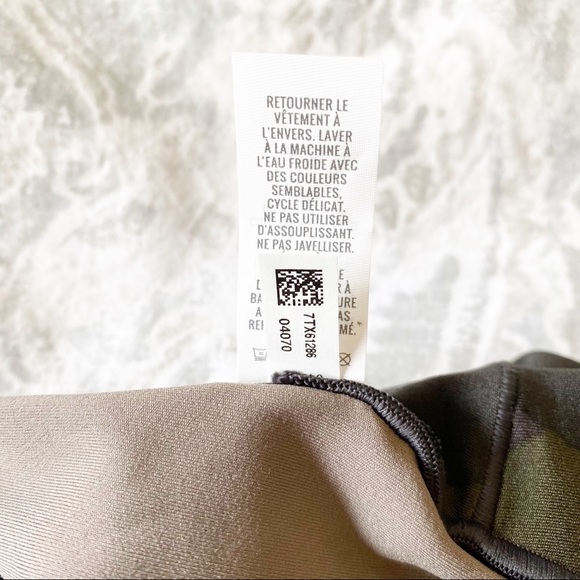 AERIE Offline Real Me 7/8 Leggings Camo Green Small NEW - Picture 6 of 8